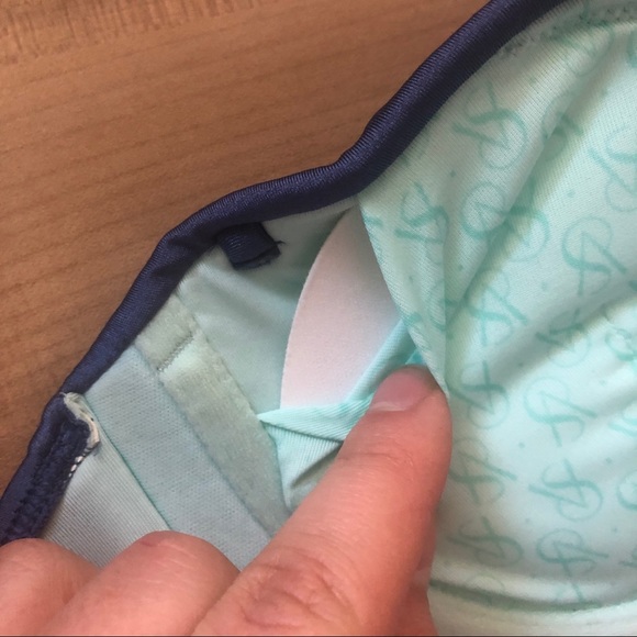 Victoria’s Secret Blue Strapless Bikini Top - Picture 3 of 4